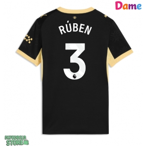 Manchester City Ruben Dias #3 Replika Udebanetrøje Dame 2026-27 Kortærmet